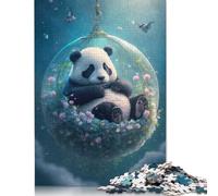 500 Piece Panda Naptime Jigsaw Puzzle for Adult Teenagers Puzzle for Adults And Teenager for Adults& Teens Age 12 Years Up 500pcs (52x38cm)