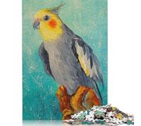 500 Piece Parrot Jigsaw Puzzles for Adult Teenagers Wood Puzzles for Adults& Teenagers Age 12 Years Up 500pcs (52x38cm)