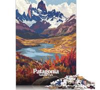 500 Piece Patagonia National Park Chile Landscape Puzzles for Wooden Puzzles Educational Game for Adult 500pcs (52x38cm)
