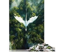 500 Piece Pearlscale Dragon Ascent Jigsaw Puzzle for Adult Teenagers Wood Puzzles for Adults Home Decoration Puzzle Toys 500pcs (52x38cm)