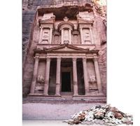 500 Piece Petra Jordania Creative Square Jigsaw Puzzles for Adults And Wooden Puzzles Educational Game for Adult 500pcs (52x38cm)