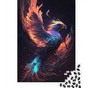 500 Piece Phoenix Bird 1 Puzzles for Adults Wooden Puzzles Educational Game for Children As A 500pcs (52x38cm)