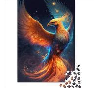 500 Piece Phoenix Bird 3 Creative Square Jigsaw Puzzles for Adults And Wooden Puzzles Educational Game for Adult 500pcs (52x38cm)