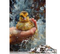 500 Piece Pick Up The Duck Meme Puzzles For Adults Wooden Puzzles Brain Teaser Puzzles For Children 500pcs (52x38cm)