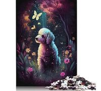 500 Piece Poodle Forest Jigsaw Puzzlesfor Adults Teenagers Puzzles for Adults Puzzles Educational Game Challenge Toy 500pcs (52x38cm)