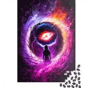 500 Piece Portal View Square Puzzles for Adults, Wooden Puzzles Toy Wall Decor 500pcs (52x38cm)