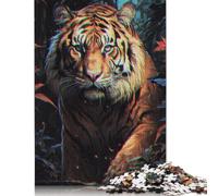 500 Piece Portrait King The Jungle Jigsaw Puzzlesfor Adults Teenagers Puzzle for Adults Secret Santa Gifts 500pcs (52x38cm)