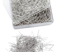 500-Piece Premium Sewing Pins Set - 1 Inch Straight Pins for Dressmaking, Quilting, and Crafting -Sharp Steel Tips, Ideal for Home Sewing & Sewing Kits