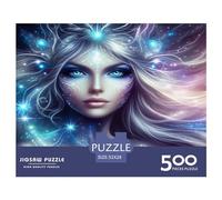 500 Piece Pretty Girl Creative Square Jigsaw Puzzles for Adults And Wooden Puzzles Educational Game for Adult 500pcs (52x38cm)