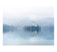 500 Piece Puzzle Classic Educational Games -Chapel,houses,island 52x38cm