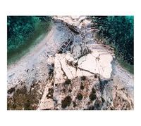 500 Piece Puzzle Classic Educational Games -Rocks,Island,Aerial View,Sea,Stones 52x38cm