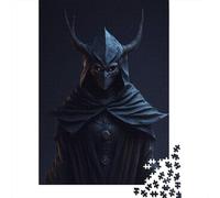 500 Piece Puzzle Dark Warrior Jigsaw Puzzles for Adults Woodenboard Puzzles Best Gift for Adults And 500pcs (52x38cm)