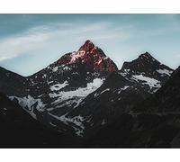 500 Piece Puzzle Educational Games Home Decoration Puzzle. - Mountains peaks snow 52x38cm
