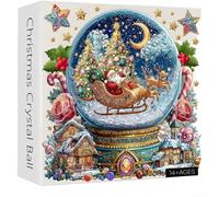 500 Piece Puzzle Featuring For CRYSTAL Ball Artwork, Designed for DIY Assembly with Vibrant Colors and Precise Cutting, Finished Size 50x50cm (Style A)