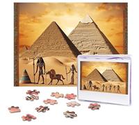 500 Piece Puzzle for Adults - Challenging Puzzle Personalized Photo Puzzles Wooden Puzzles Ancient Egypt Jigsaw Puzzle Ideal Gift for Birthdays, Weddings, 20.4" x 15"