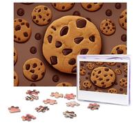 500 Piece Puzzle for Adults - Challenging Puzzle Personalized Photo Puzzles Wooden Puzzles Chocolate Cookie Jigsaw Puzzle Ideal Gift for Birthdays, Weddings, 20.4" x 15"