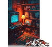 500 Piece Puzzle Real Arcade Gaming Jigsaw Puzzles for Adults Woodenboard Puzzles Adults Puzzles Gifts 500pcs (52x38cm)