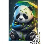 500 Piece Puzzles Art Animal Panda Style Jigsaw Puzzles Game Toys for Adults Family Puzzles Gift Puzzles Adults Challenging 500pcs (52x38cm)