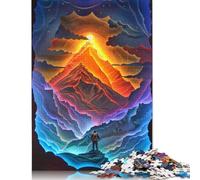 500 Piece Puzzles Colourful Beautiful Mountains Jigsaw Puzzle For Wooden Jigsaw Educational Games For Adults And 500pcs (52x38cm)