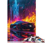 500 Piece Puzzles Colourful Cool Sports Car Jigsaw Puzzle For Wooden Jigsaw Educational Games For Adults And 500pcs (52x38cm)