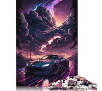 500 Piece Puzzles Fantasy Sports Car Style Jigsaw Puzzles Game Toys for Adults Family Puzzles Gift Puzzles Adults Challenging 500pcs (52x38cm)