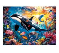 500 Piece Puzzles for Adults and Kids,Jigsaw Puzzle,Undersea World Jigsaw Puzzles,Home Decor Birthday Party Gift Toy,Fun and Challenging Family Games