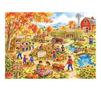 500 Piece Puzzles for Adults, Autumn Pumpkin Patch Jigsaw Puzzle 500 Pieces