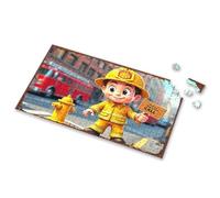 500 Piece Puzzles For Adults Clearance Little Firefighter Ready To Save The Day! Picture Puzzle Puzzles For Toddlers 2-4 Toddlers Toys(500PCS)
