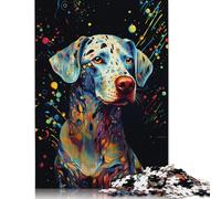 500 Piece Puzzles for Adults Dalmatian Jigsaw Puzzles for Adults Wooden Rectangle Creative Jigsaw 500pcs (52x38cm)