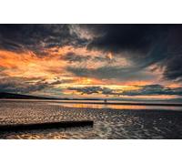 500 Piece Puzzles for Adults Jigsaw Puzzles for Adults, Beach, Fishing, England, Fishermen, North Wales 52x38CM