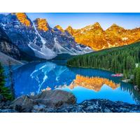 500 Piece Puzzles for Adults - Jigsaw Puzzles - The Mountains Melt into Gold - by Photographer Billi