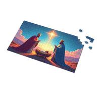500 Piece Puzzles For Adults Three Wise Men Adoring The Star Of Bethlehem Picture Puzzle Toddler Puzzles 4 Year Old Boy Gift(1000PCS)