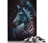 500 Piece Puzzles Galaxy Zebra Style Jigsaw Puzzles Game Toys for Adults Family Puzzles Gift Puzzles Adults Challenging 500pcs (52x38cm)