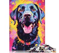 500 Piece Puzzles Smiling Labrador Jigsaw Puzzle For Wooden Jigsaw Educational Games For Adults And 500pcs (52x38cm)