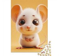 500 Piece Rat Square Puzzles for Adults, Wooden Puzzles Family Entertainment Toys 500pcs (52x38cm)