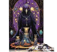 500 Piece Raven Alchemist Puzzles for Adults & Wooden Puzzles Educational Puzzle Family Game 500pcs (52x38cm)