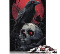 500 Piece Raven Creative Square Jigsaw Puzzles for Adults And Wooden Puzzles Educational Game for Adult 500pcs (52x38cm)