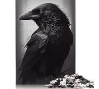500 Piece Raven Portrait Jigsaw Puzzlesfor Adults Teenagers Jigsaws 500 Pieces Relax Puzzles Games 500pcs (52x38cm)