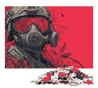500 Piece Red Reckoning Jigsaw Puzzles for Adults Wood Puzzle Jigsaws for Adults 500pcs (52x38cm)
