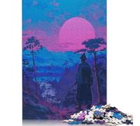500 Piece Samurai Japan Painting Jigsaw Puzzles for Adults Puzzles Learning Educational Toys 500pcs (52x38cm)