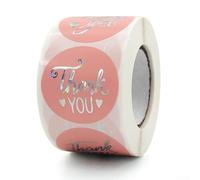 500 piece Scrapbook Stationery Seal Label Stickers for DIY Handmade Crafts, Paper Material with Backing, Simple Retro Style, Each Sticker About 3 8cm Diameter