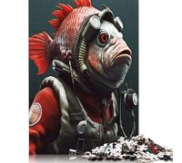 500 Piece Scuba Fish Puzzles For Adults Wooden Puzzles Brain Teaser Puzzles For Children 500pcs (52x38cm)