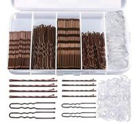 500 Piece Set Small Hairpins Bobby Set Including Storage Case Hairpins U-Shaped Effortlessly Make Updo Updo Hairstyles, Braids And Fix Bangs Hairstyles