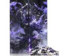 500 Piece Shadow Warrior Puzzles for Adults Wooden Puzzles Educational Game for Children As A 500pcs (52x38cm)