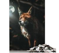 500 Piece Shady Fox Adult Jigsaw Puzzle Puzzle Jigsaws for Adults Teenagers Age 12+ 500pcs (52x38cm)