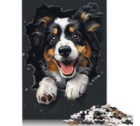 500 Piece Shetland Sheepdog Puzzles For Adults Wooden Puzzles Brain Teaser Puzzles For Children 500pcs (52x38cm)