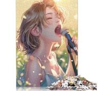 500 Piece Sonic Serene Square Puzzle for Adults Wooden Puzzles Educational Puzzle Family Game 500pcs (52x38cm)