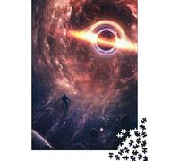 500 Piece Space Fantasy Astronaut Square Jigsaw Puzzles for Adults & Wooden Puzzles Learning Educational Toys Family Games 500pcs (52x38cm)