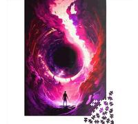 500 Piece Space Killer Square Jigsaw Puzzles for Adults, Wooden Puzzles Learning Educational Toy 500pcs (52x38cm)