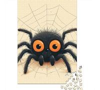 500 Piece Spider Square Jigsaw Puzzles for Adults, Wooden Puzzles Educational Game for Children 500pcs (52x38cm)